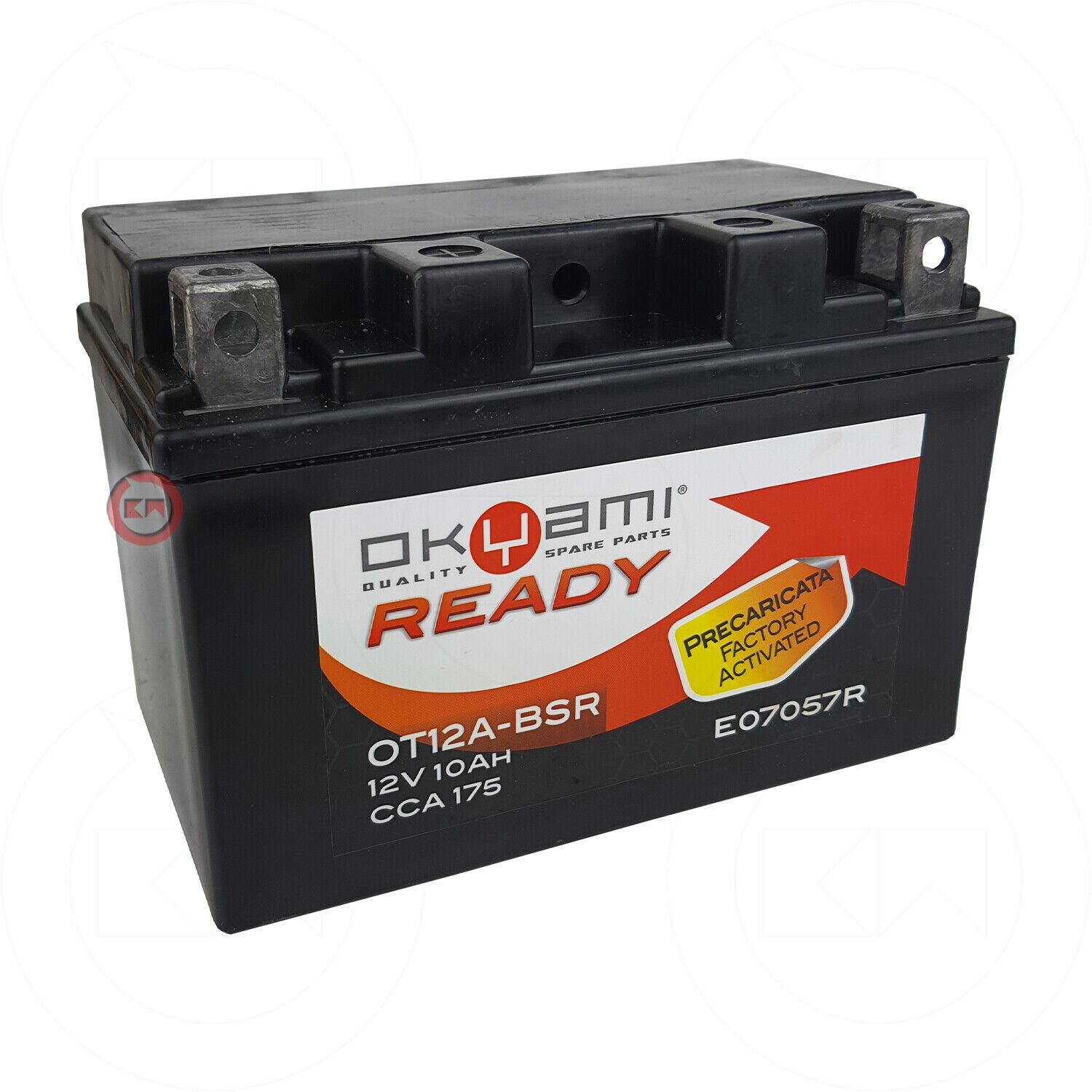 BATTERIA YT12A-BS OKYAMI SIGILLATA PER KYMCO PEOPLE GTI IE 200 2010-2015