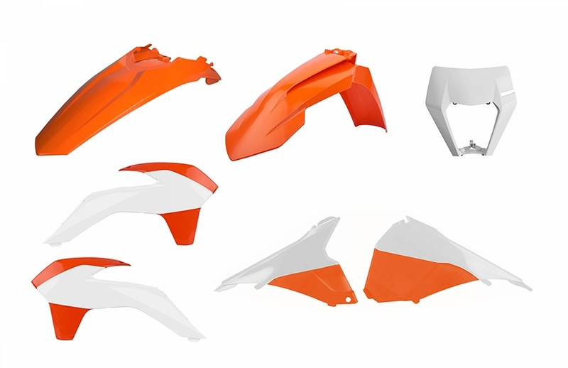 18973 - Kit di plastica ENDURO RESTYLING compatibile con KTM 125 EXC 125 2014-20