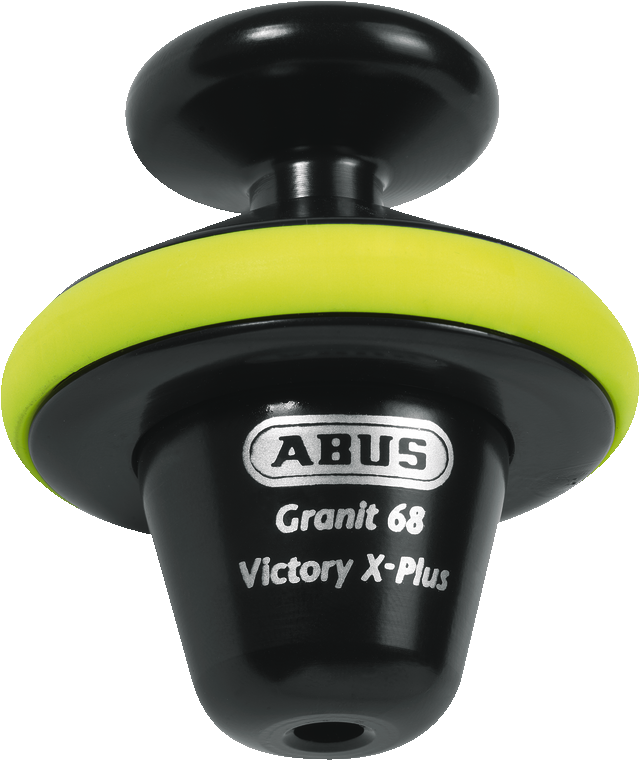 Bloccadisco antifurto moto scooter Victory XPlus 68 nero giallo completo ABUS...