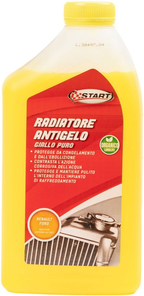 Liquido radiatore antigelo puro long life giallo 1LT