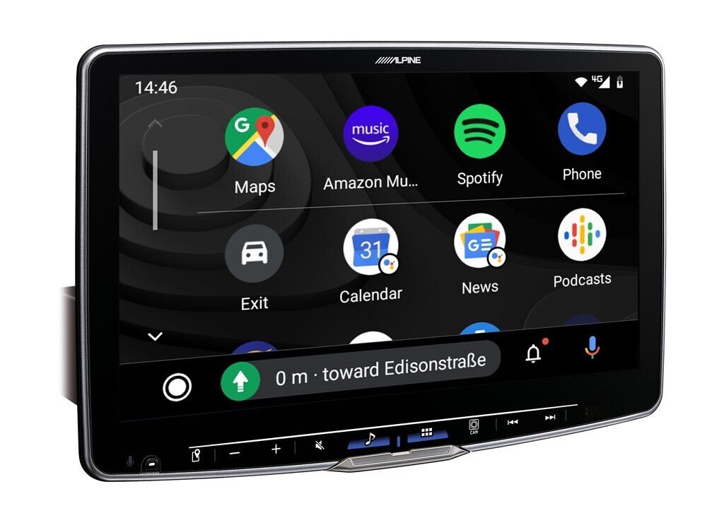 Alpine iLX-F115D – Halo 11 autoradio 1 DIN con schermo 11" regolabile Apple Car