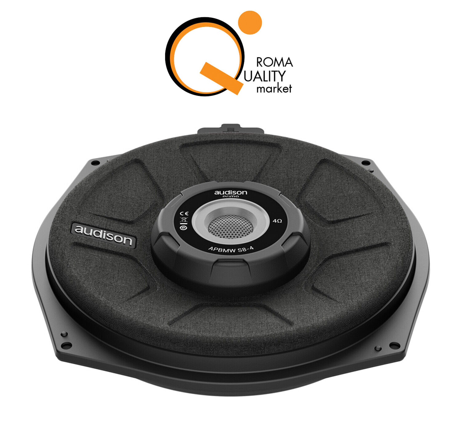 Audison APBMW S8-2 2 Ohm Subwoofer Sub sotto sedile custom fit BMW Mini