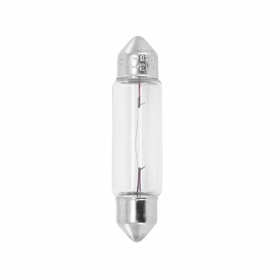 Lampadina standard 12v 10w attacco sv8,5-8 (11x40) norma c10w navetta bianca (fa