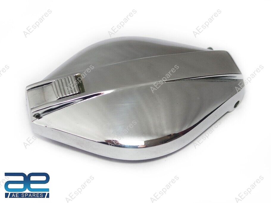 Per Norton Cromo Placcato con Cerniera 2.5 " Benzina Serbatoio A Filler Tappo