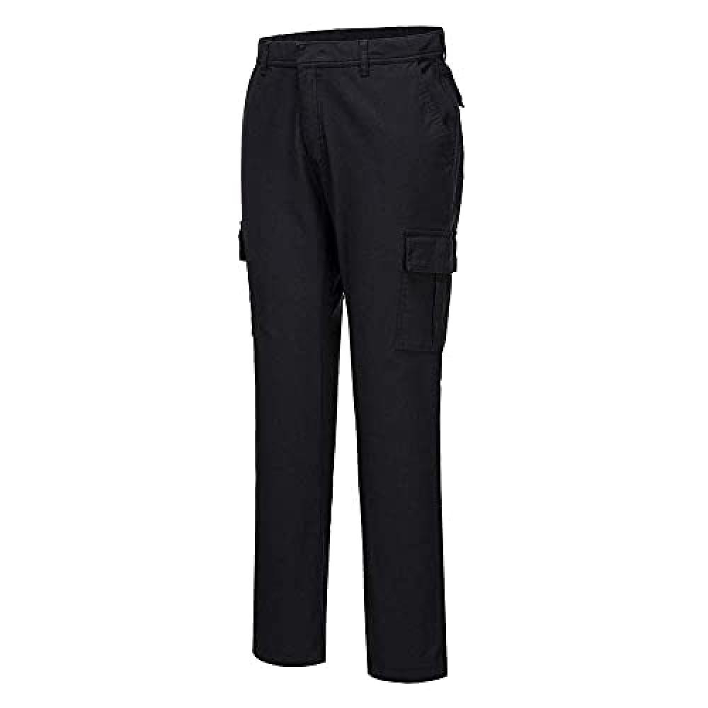 (TG. 30" Waist - 31 inch Leg) Stretch Combat Trousers - Color: Black - Talla: 30