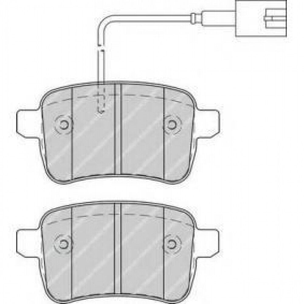 PASTIGLIE FRENO POSTERIORI ALFA ROMEO GIULIETTA DAL 2010 BOSCH 0986495305 POSIZ.