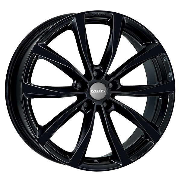 CERCHIO IN LEGA MAK WOLF PER VOLKSWAGEN GOLF VII 6.5X16 5X112 GLOSS BLACK M MIK