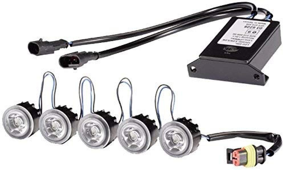 HELLA 2PT 010 458-701 Kit luce guida diurna - LEDayFlex - LED - 12V/24V - NUOVO