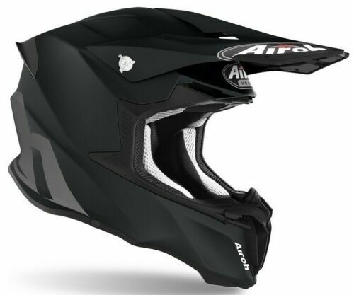 CASCO AIROH TWIST 2.0 BLACK MATT NERO OPACO TAGLIA XL