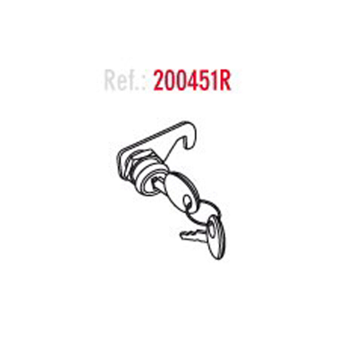 SERRATURA BAULETTO SHAD RICAMBIO SERRATURA ATV80