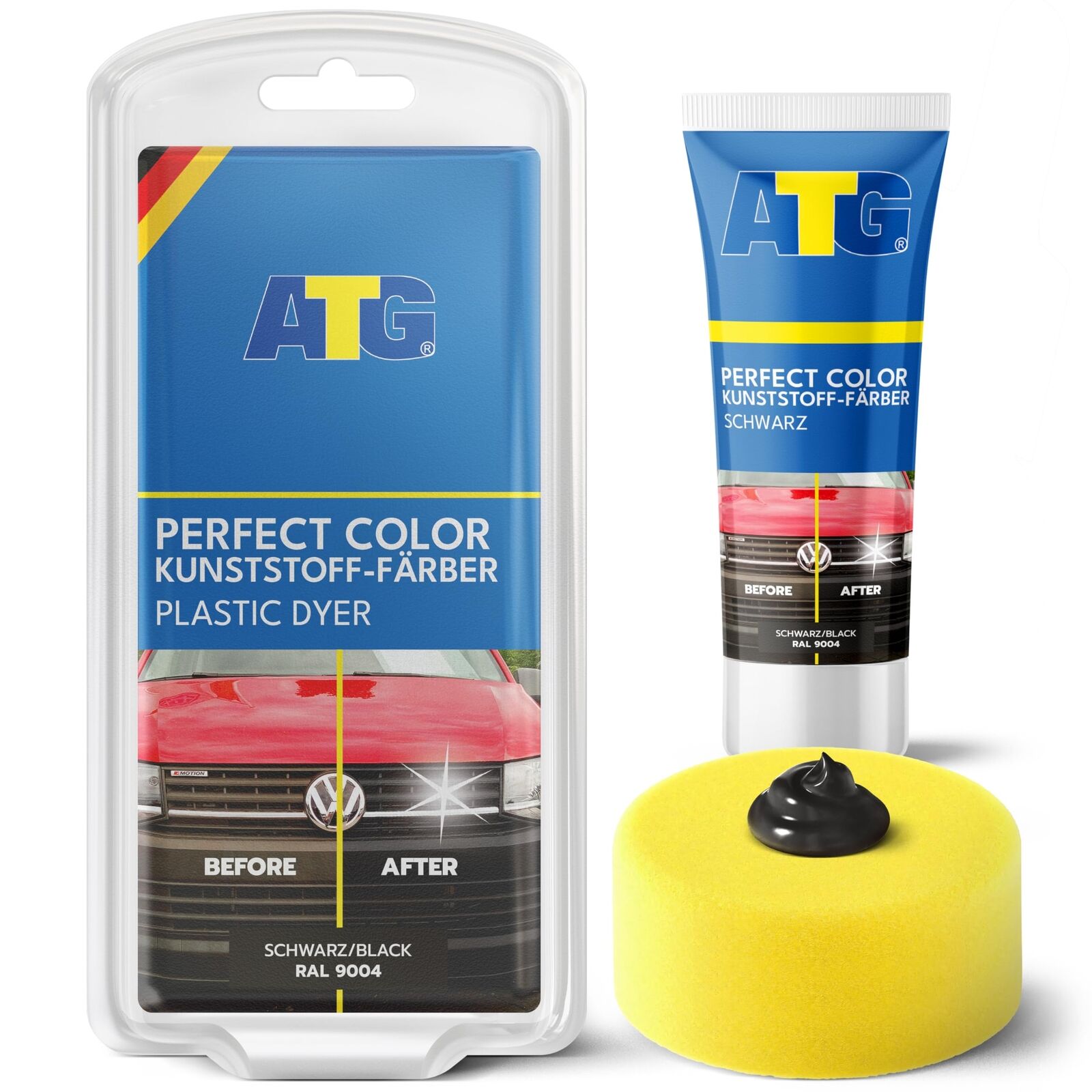 ATG Rinnova plastiche Auto Nero - Ravviva plastiche Auto Esterno - Rinnova plast