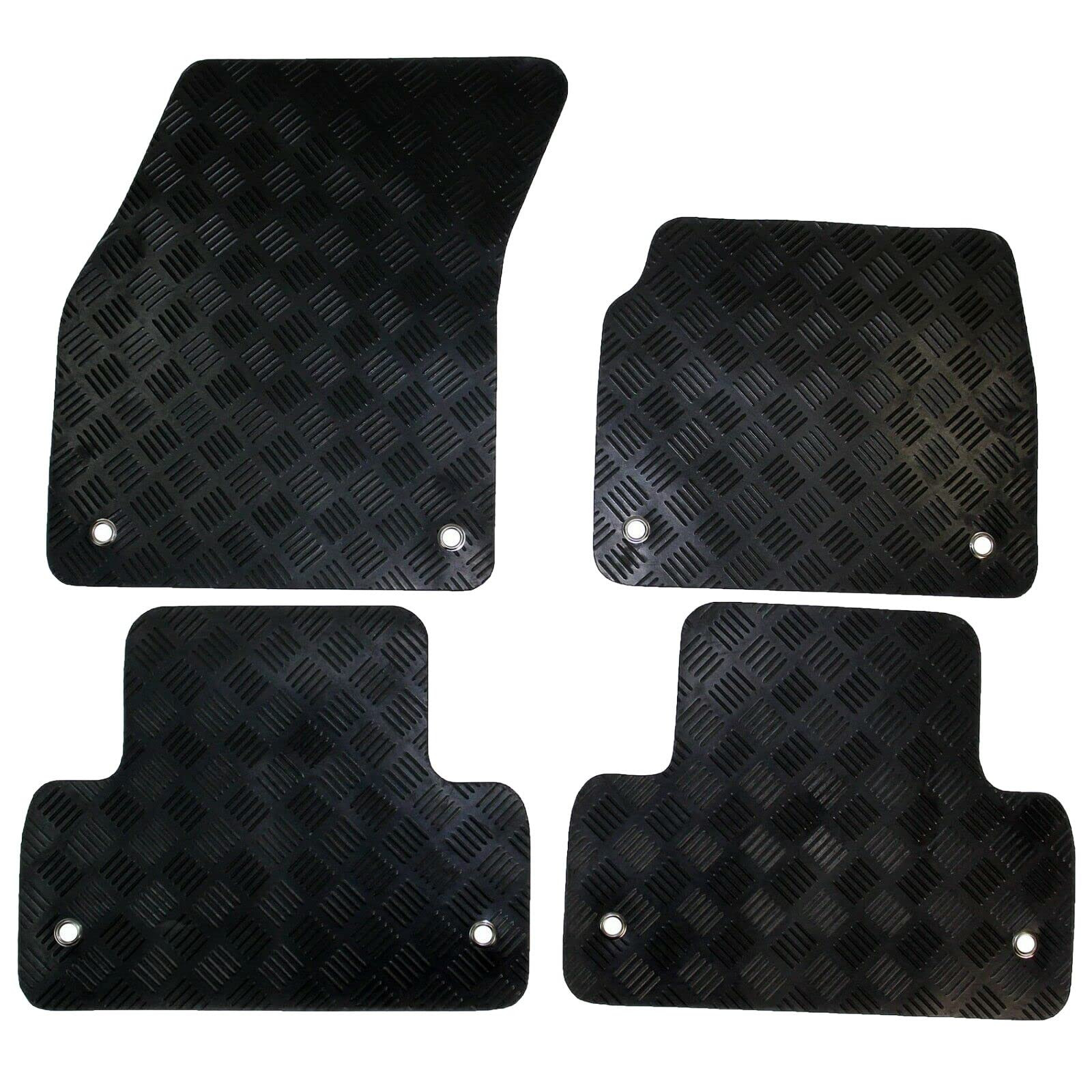 Set di tappetini in gomma compatibile per Mazda MX5 (MK 3) (anni (O4I)