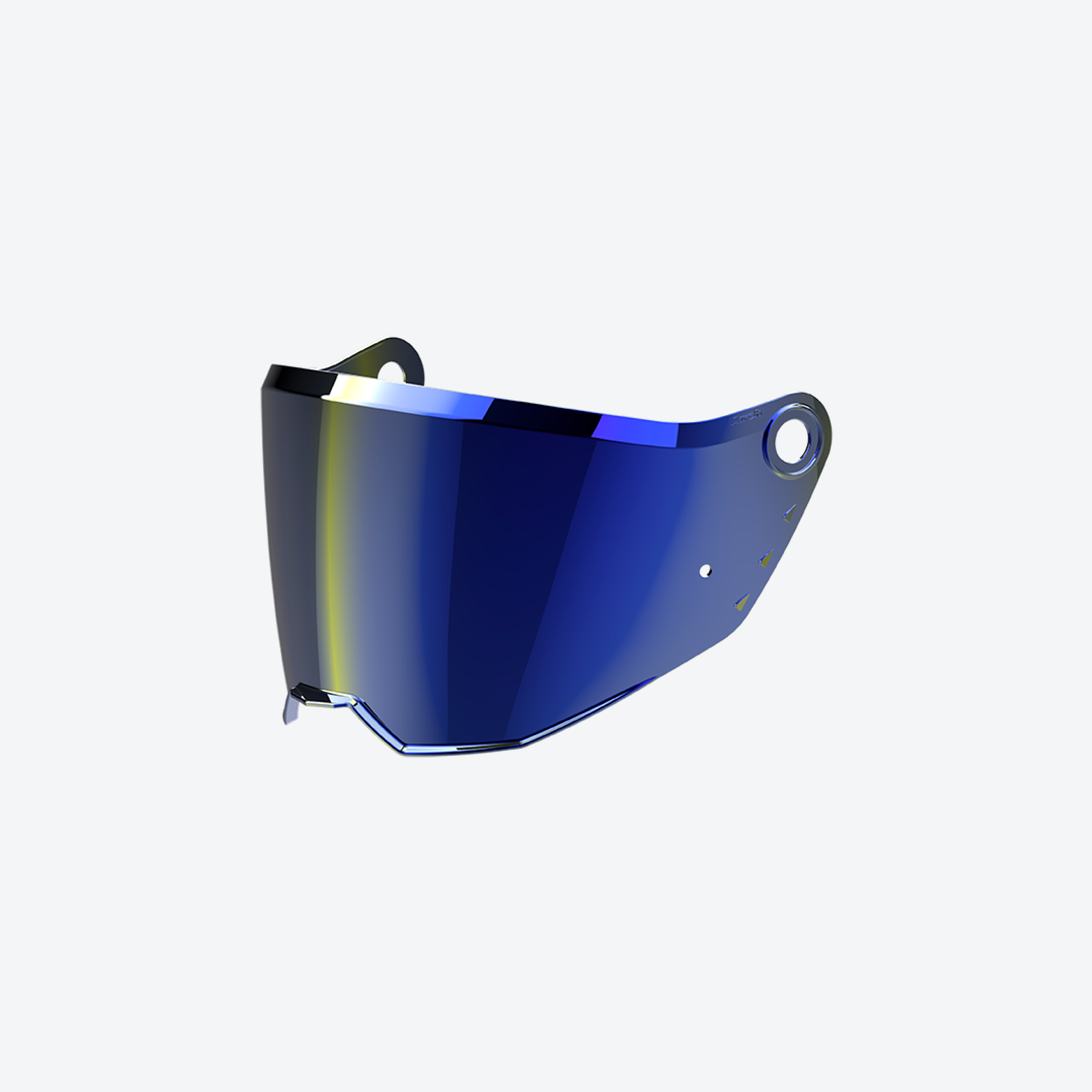 VISIERA AIROH PER COMMANDER 2 BLUE MIRRORED