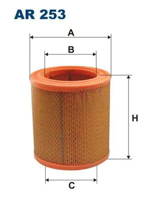 Filtro aria Cartuccia filtro AR 253 FILTRON per WARTBURG 353 353 Tourist