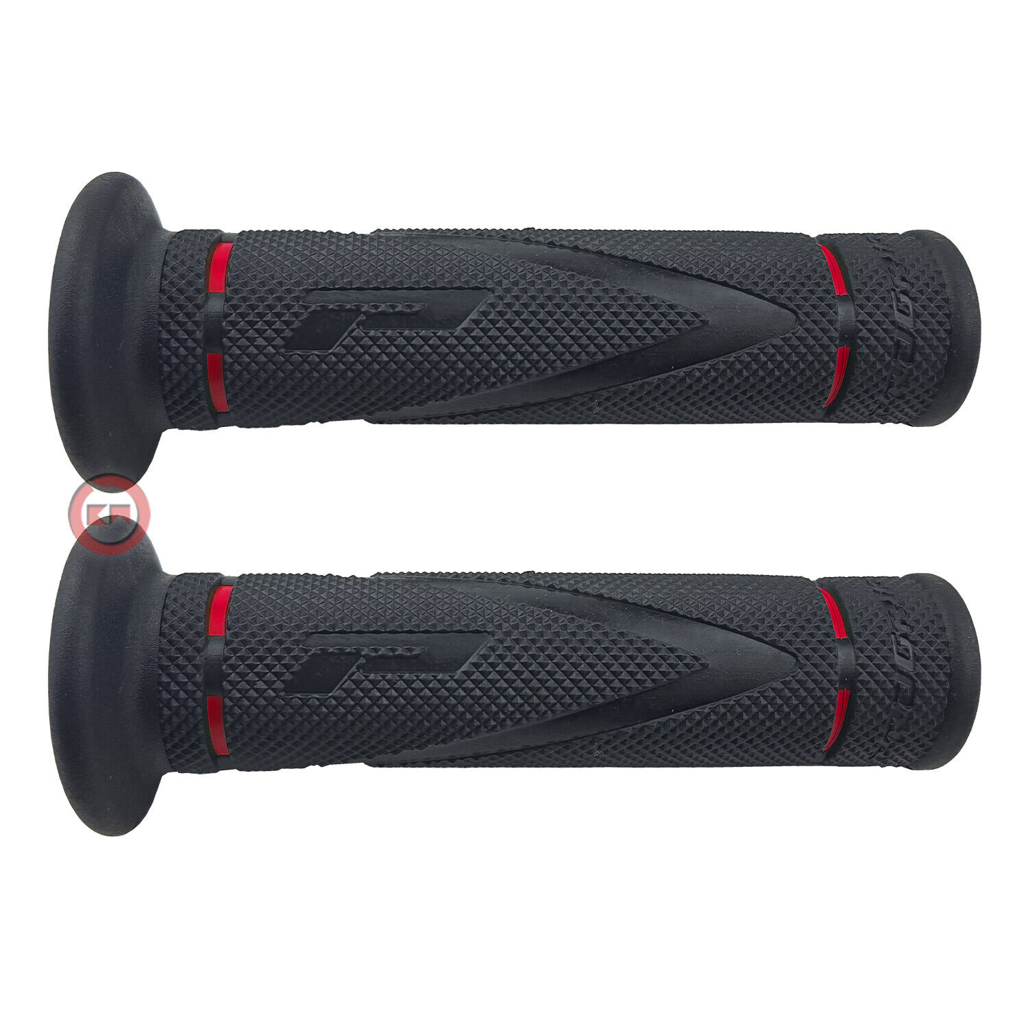 COPPIA MANOPOLE PROGRIP RACING 838 ROSSO D.22-25 UNIVERSALI STRADA PISTA MOTO