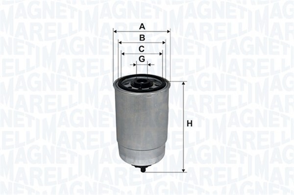 Magneti Marelli Filtro Carburante - Diesel FIAT DUCATO Furgonato 2 Filtro Carbur