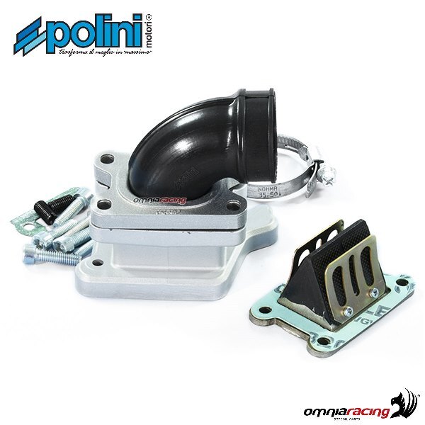 Polini single-reed intake manifold D.28/30 for Vespa 125PX