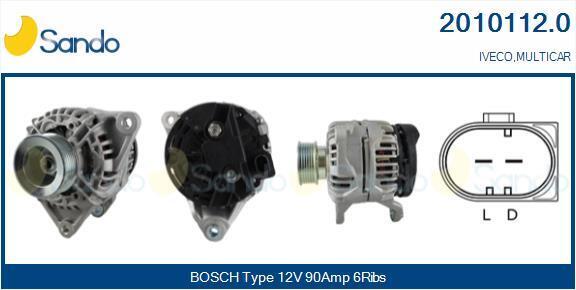 Alternatore 2010112.0 SANDO per IVECO