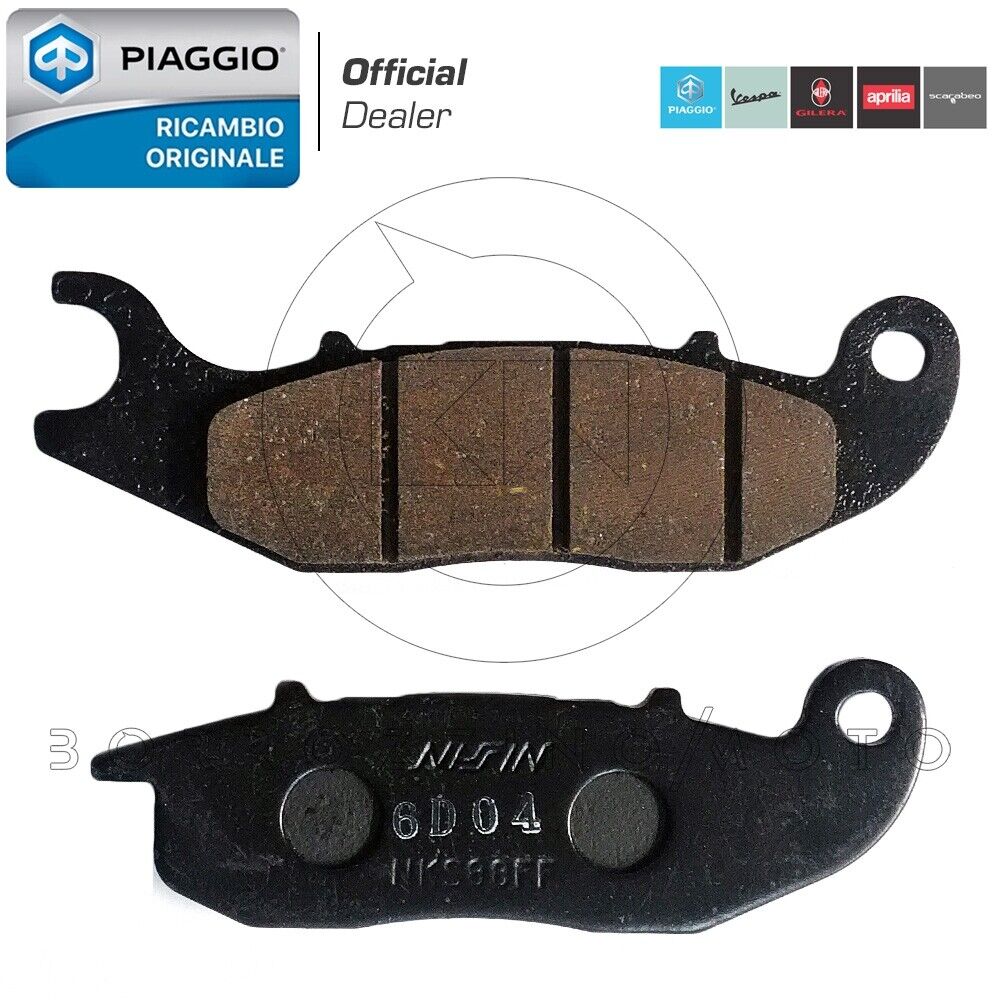 COPPIA PASTIGLIE FRENO ANTERIORE ORIGINALE PIAGGIO MEDLEY 125 / 150 2017 2018