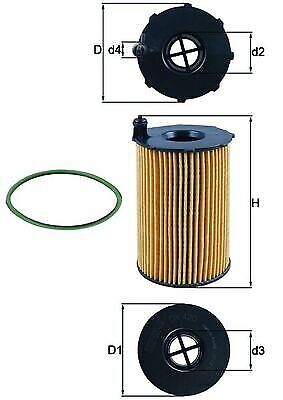 FILTRO OLIO MAHLE PC/LCV PORSCHE MACAN 3.0 S DIESE Audi A4 allroad quattro (8kh)
