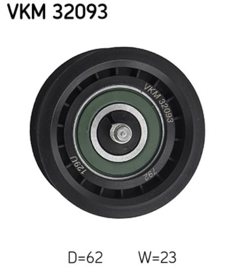 Galoppino/Guidacinghia, Cinghia Poly-V VKM 32093 SKF per FIAT LANCIA ALFA ROMEO