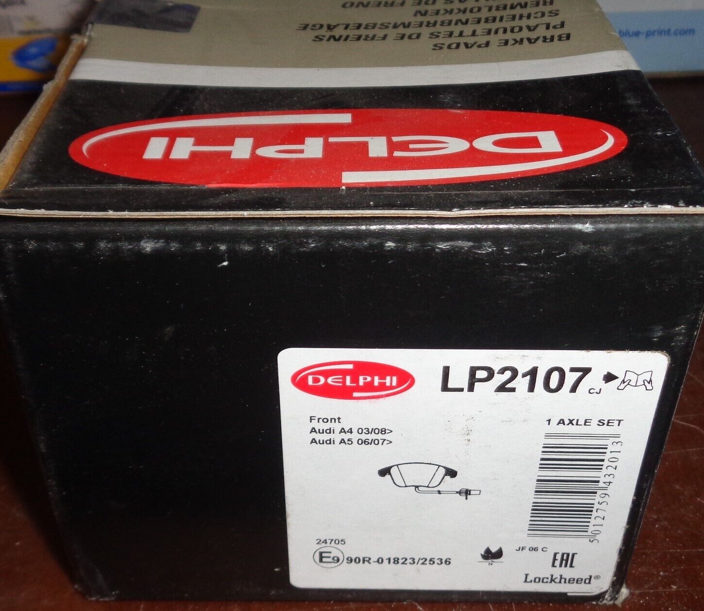 LP2107 DELPHI Kit pastiglie freni PER AUDI A4 A5 STRATUS RANGE ROVER III