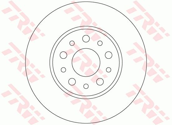 DISCO FRENO TWIN Fiat 500l (330)(2012->) 0,9 - 63kw 85cv bi-fuel, benzina / cng