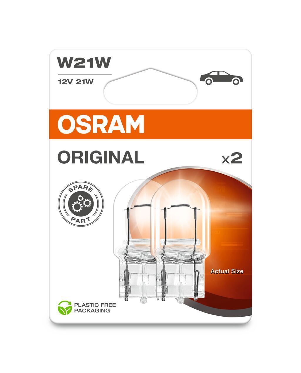 OSRAM W21W ORIGINALE 7505-2BL 12V (bulbi duo)