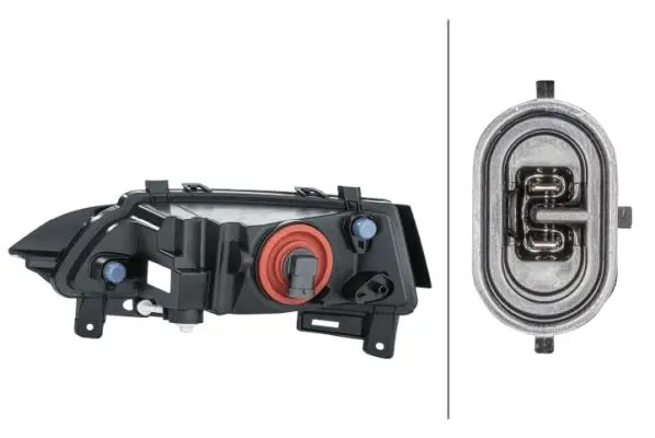 Faro fendinebbia alogeno Dx H8 1ND 013 961-021 HELLA per SKODA SCALA KAMIQ