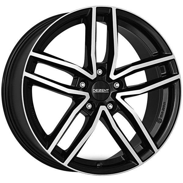 CERCHIO IN LEGA DEZENT TR DARK 7.5X18 5X114.3 BLACK/POLISHED UXE