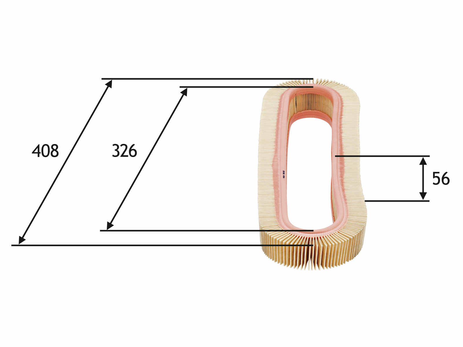 Valeo Filtro Aria Aspirazione Circolare per Mercedes-Benz 190 Trem Kombi T-Model