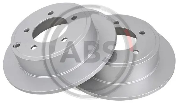 2x Disco freno pieno 17882 A.B.S. per JEEP DODGE CHRYSLER
