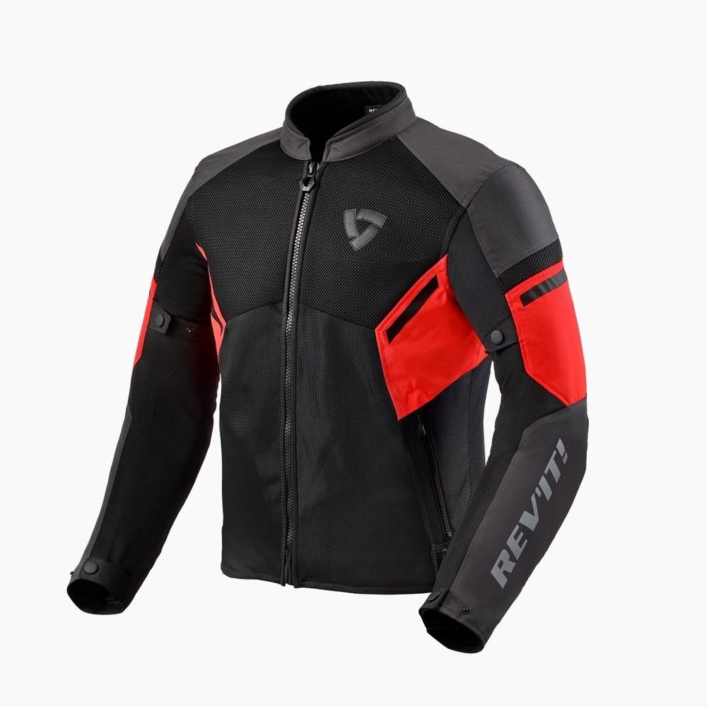 REVIT Rev'it Giacca GT-R Air 3 Black-Neon Red M standard