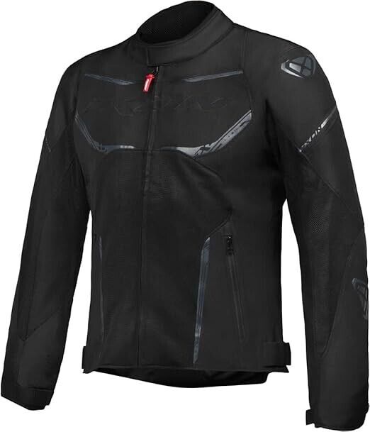 Ixon STRIKER AIR WP Giubbotto Giacca Moto Estiva WATERPROOF Taglia Size L - Nero