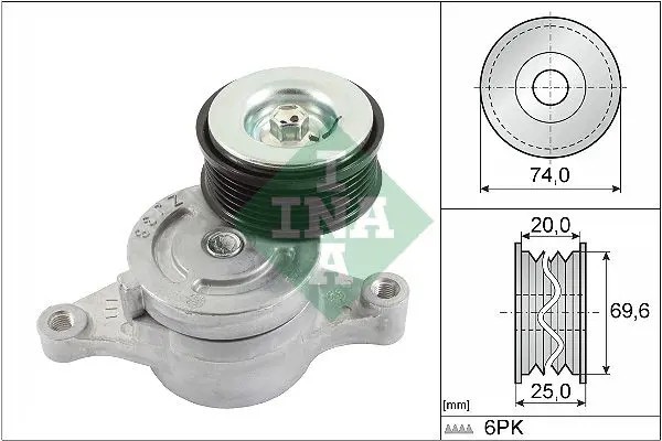 Tendicinghia multirighe 534 0457 10 INA per MAZDA 3 Tre volumi 3 2
