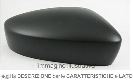 Calotta Specchio Retrovisore Seat Mii 2012 Sinistro Nera