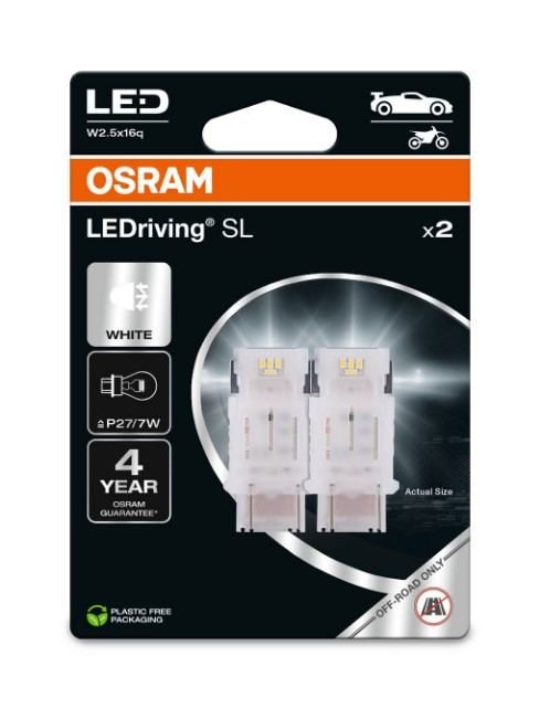 OSRAM LEDriving SL Semaforo 3157DWP-2BL P27/7W non ECE