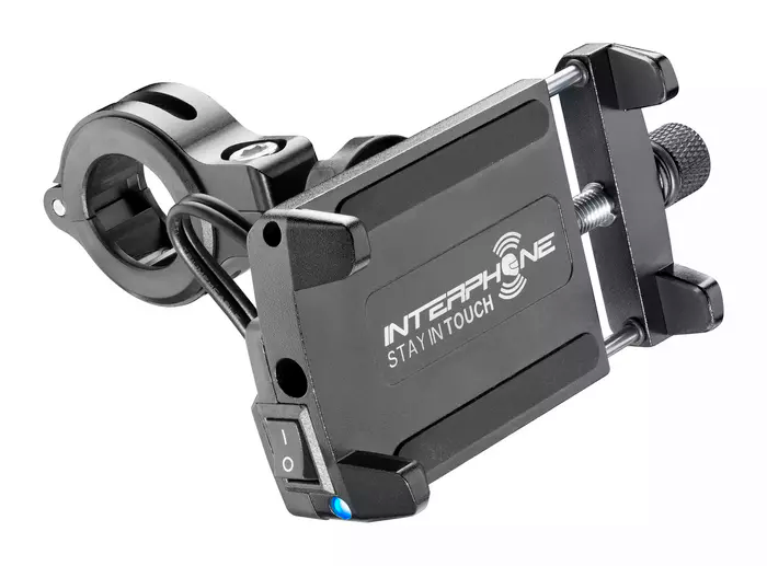 PORTACELLULARE CELLULARLINE UNIVERSALE ALUMINIUM CRAB CON RICARICA USB