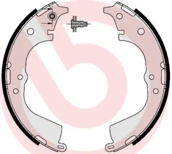 Ganasce freno S 83 537 BREMBO per VW TOYOTA