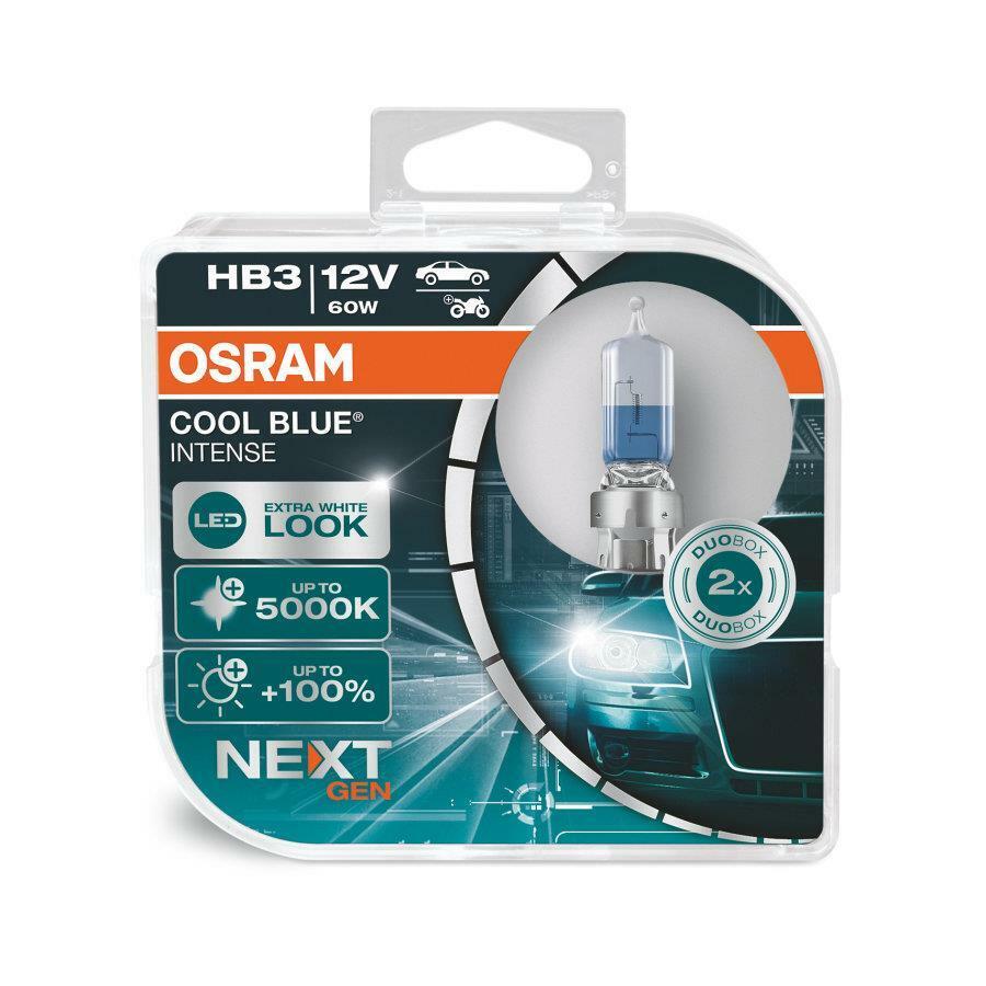 HB3 COOL BLUE Bulbi di auto alogene HB3 9005CBN-HCB 5000k. Osram