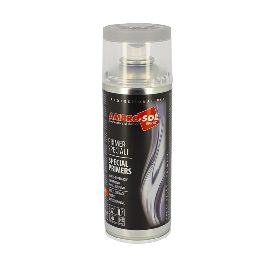 Primer / bombo di fondo per carrozzeria ambro-sol grigio (aerosol 400ml)
