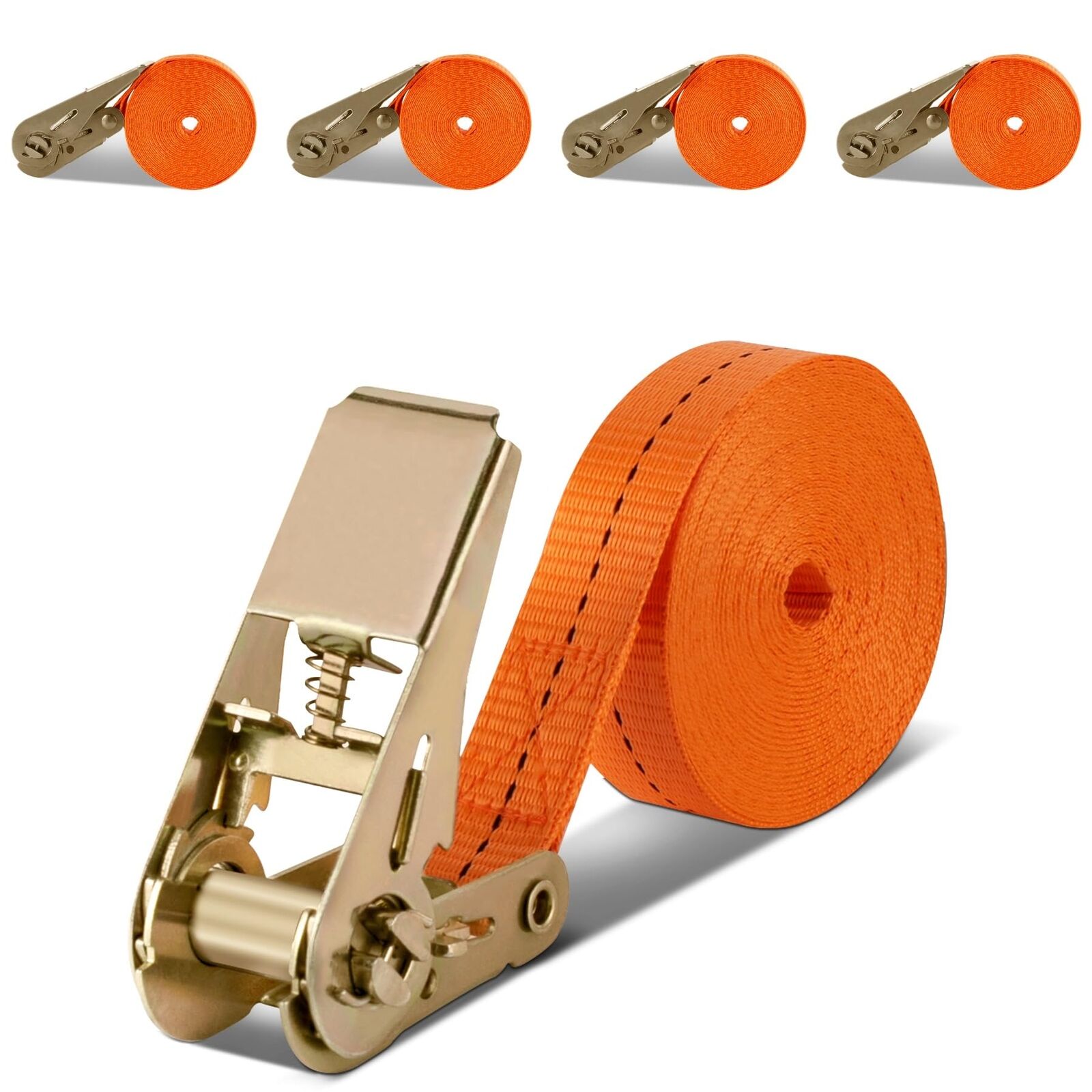 Cinghie di Tensione con Cricchetto 5M, 4 Pezzi Cinghie a Cricchetto, (Z9n)