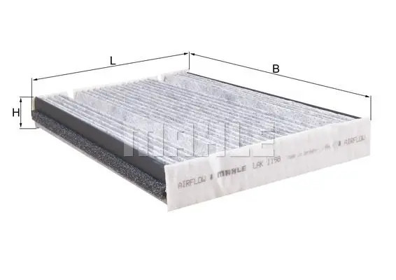 Filtro abitacolo Filtro al carbone attivo LAK 1198 KNECHT per MERCEDES-BENZ EQV