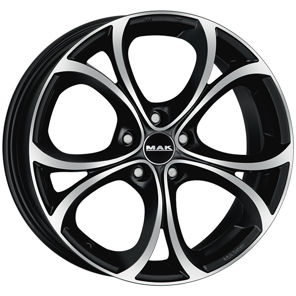 CERCHIO IN LEGA MAK LARIO PER ALFA ROMEO TONALE 7.5X17 5X110 BLACK MIRROR S SAL