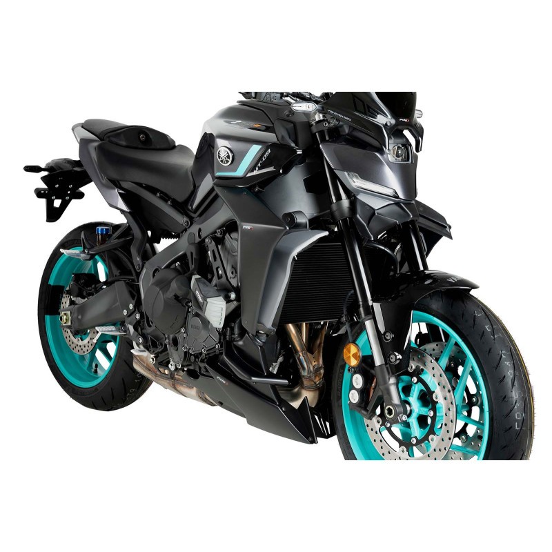 SPOILER ANTERIORE PUIG PER YAMAHA MT-09 850 Y-AMT 2024 > 2025 NERO OPACO