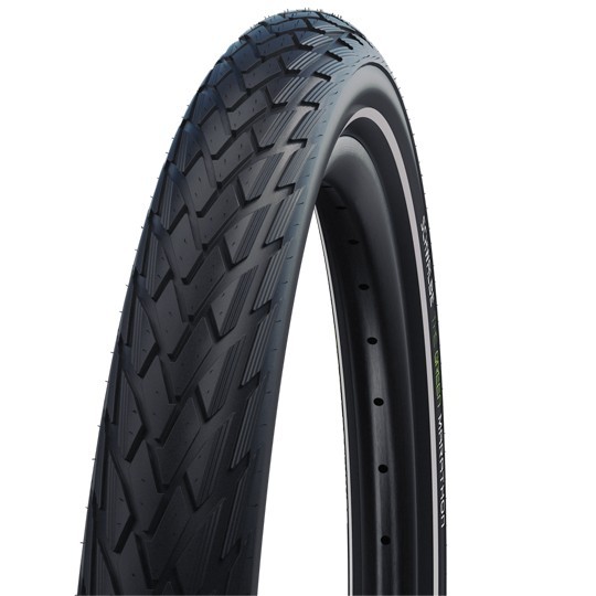 Pneumatico city 24 x 1.75 Schwalbe Marathon nero (raccomandato da Poste) TR (47-