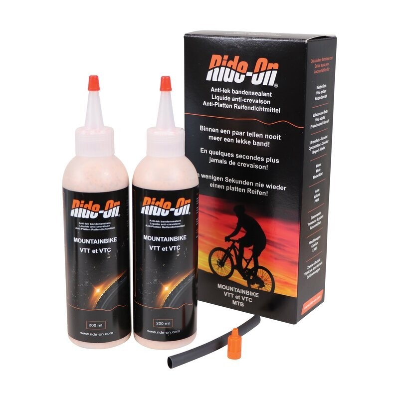 Preventivo antiforatura e bilanciatore RIDE-ON MTB - 2x200 ml