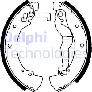 Ganasce freno LS1656 DELPHI per VW TRANSPORTER T4 Autobus TRANSPORTER T4 Furgone