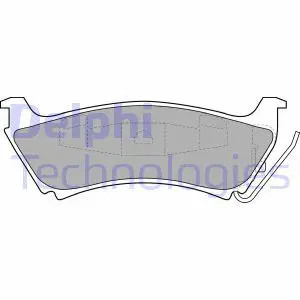 Pastiglie freno Low-Metallic LP1501 DELPHI per MERCEDES-BENZ CLASSE M