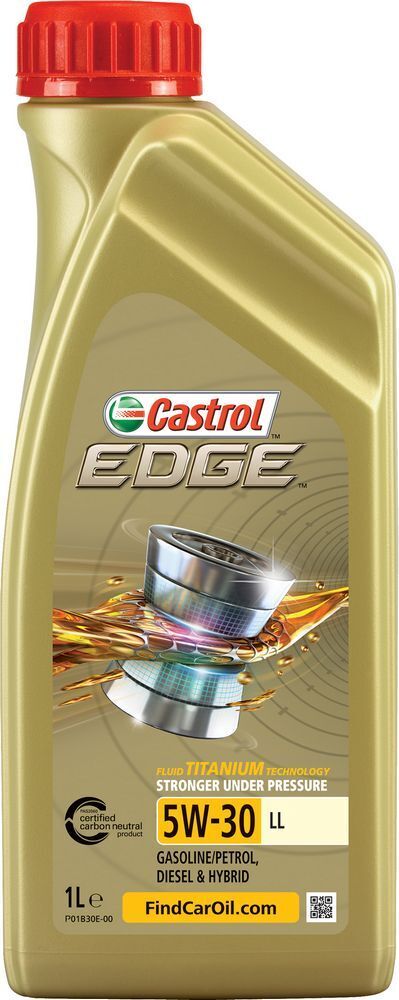 3 Pz OLIO CASTROL EDGE 5W-30 LL TITANIUM 1L BUNDLE